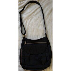 Travelon Anti-Theft Crossbody Handbag Organizer for Travel Black  NWOT